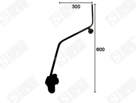 SPILU 61963 Holder, outside mirror